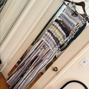 Striped Sleeveless jumpsuit